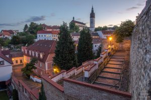 Litoměřice - Máchovy schody - večer