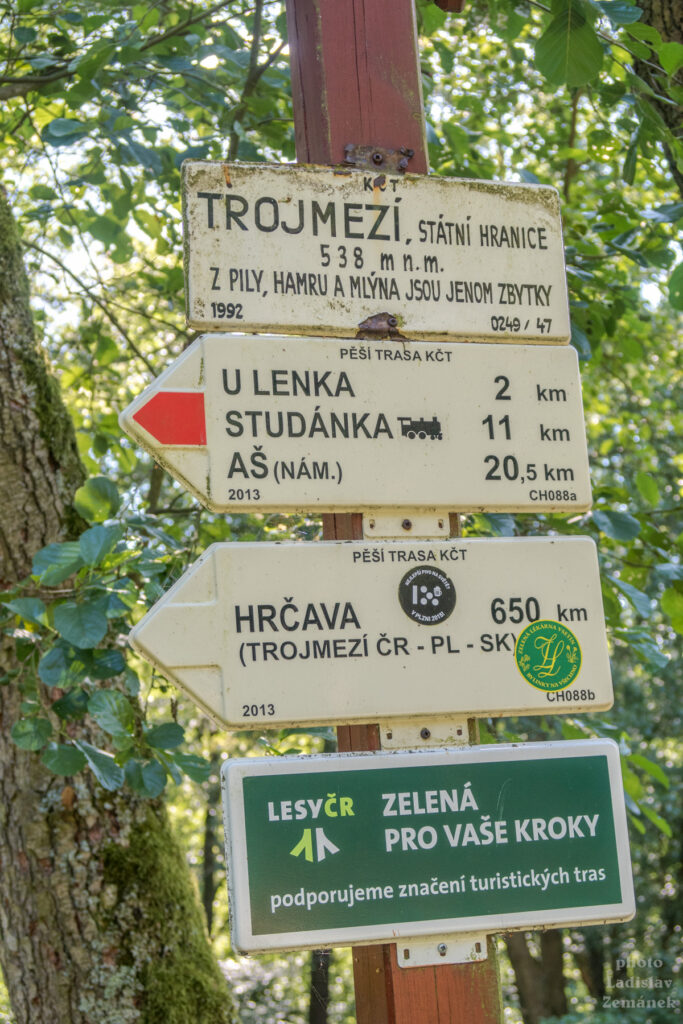 Trojmezí - Československo + bývalé východní a západní Německo