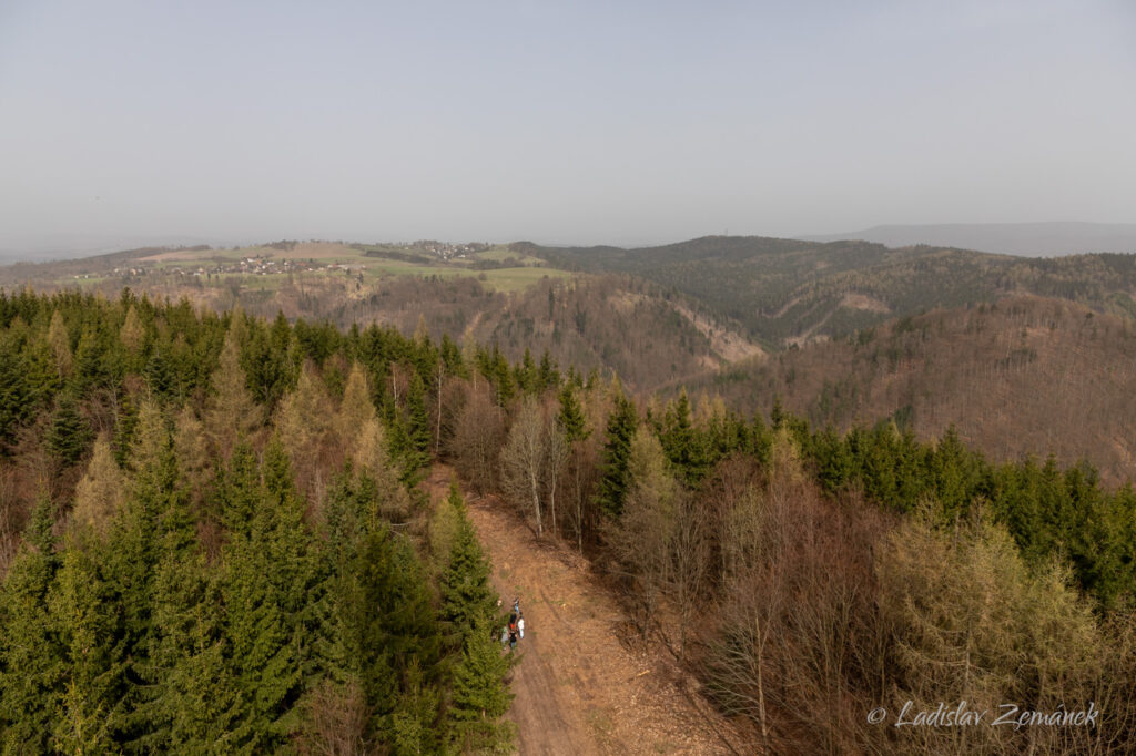 rozhledna Varta - výhled