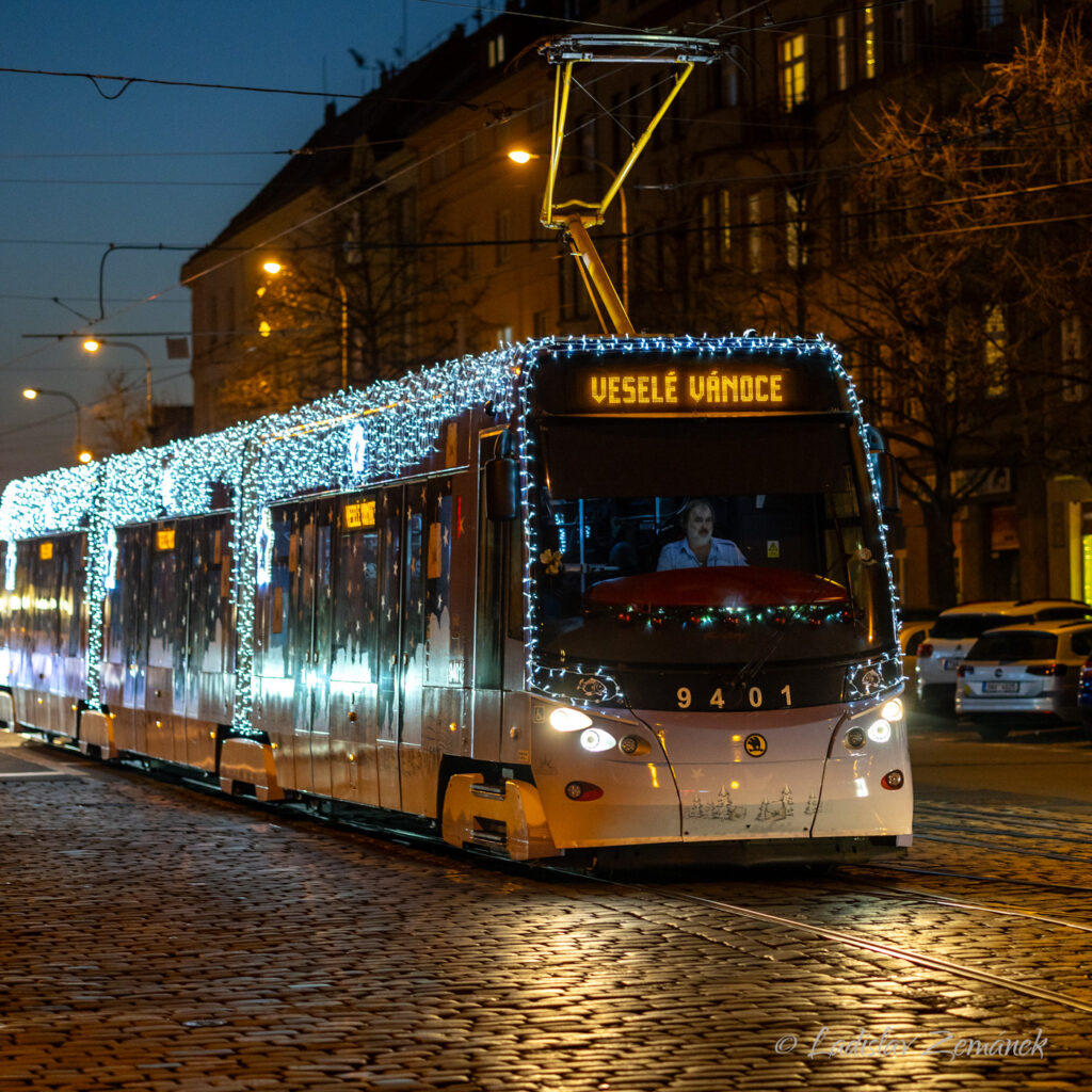 Vánoční tramvaj