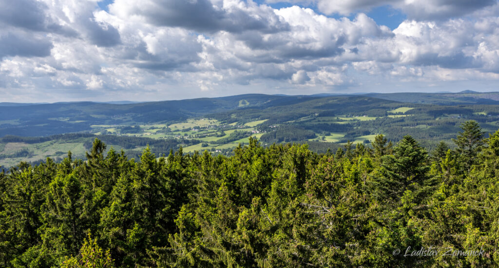 Klostermannova rozhledna na Javorníku - výhled