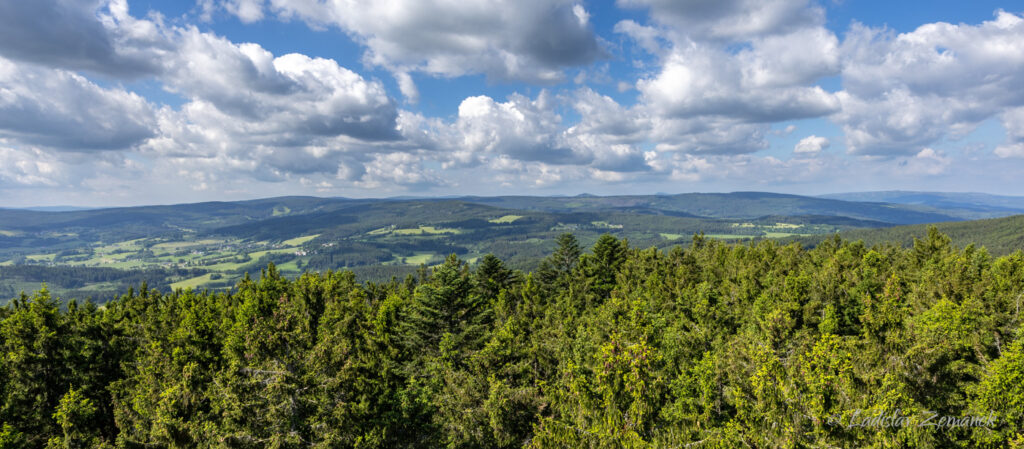 Klostermannova rozhledna na Javorníku - výhled