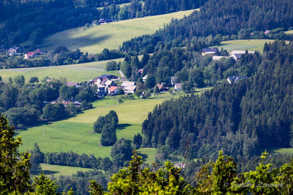 Klostermannova rozhledna na Javorníku - výhled