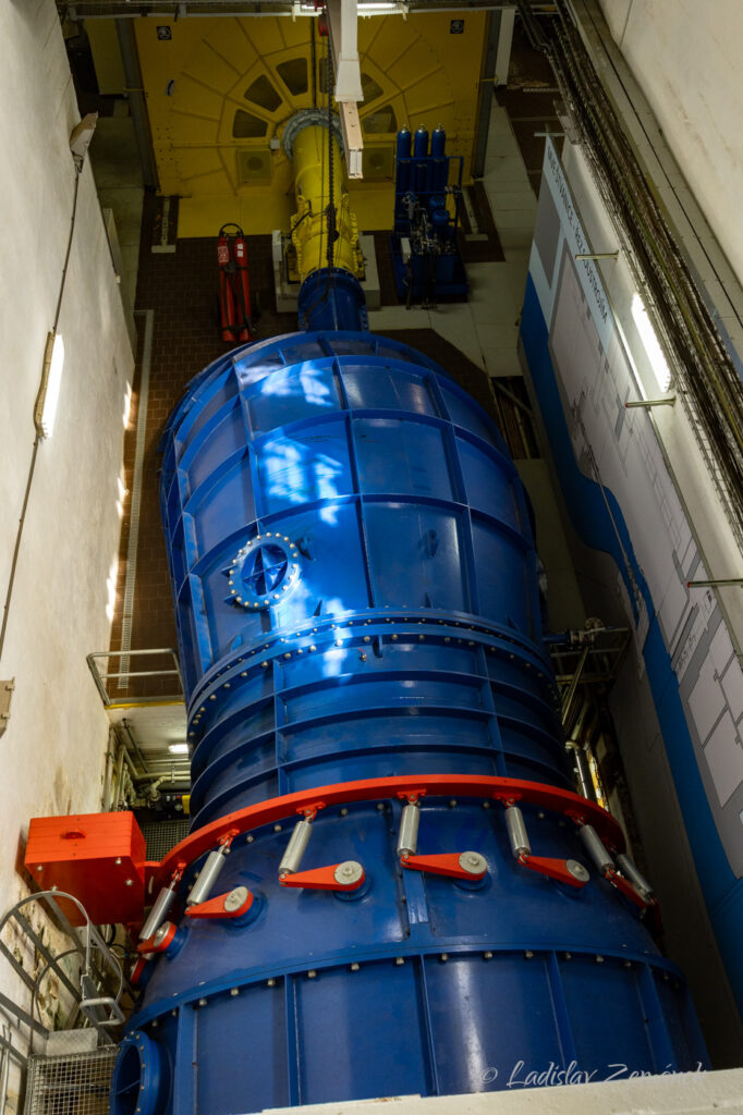 Vodní dílo Štvanice - Festival Open House 2025 - vodní turbína