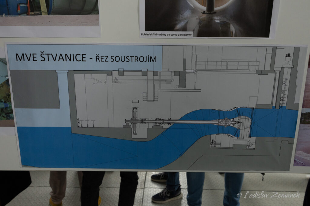 Vodní dílo Štvanice - Festival Open House 2025 - vodní turbína