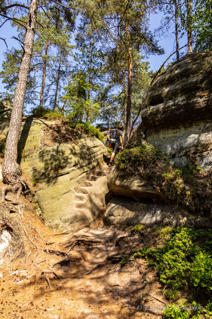 Stolov&aacute; hora - skaln&iacute; město Osta&scaron; - Př&iacute;rodn&iacute; pam&aacute;tka Kočič&iacute; sk&aacute;ly