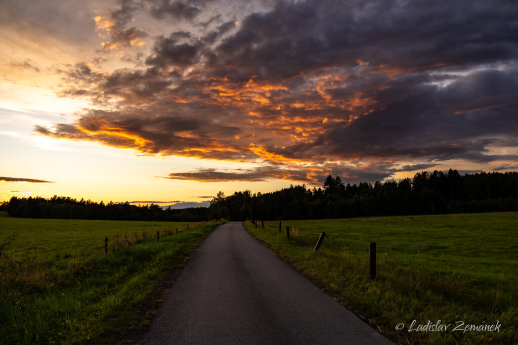 Večer u obory Židlov