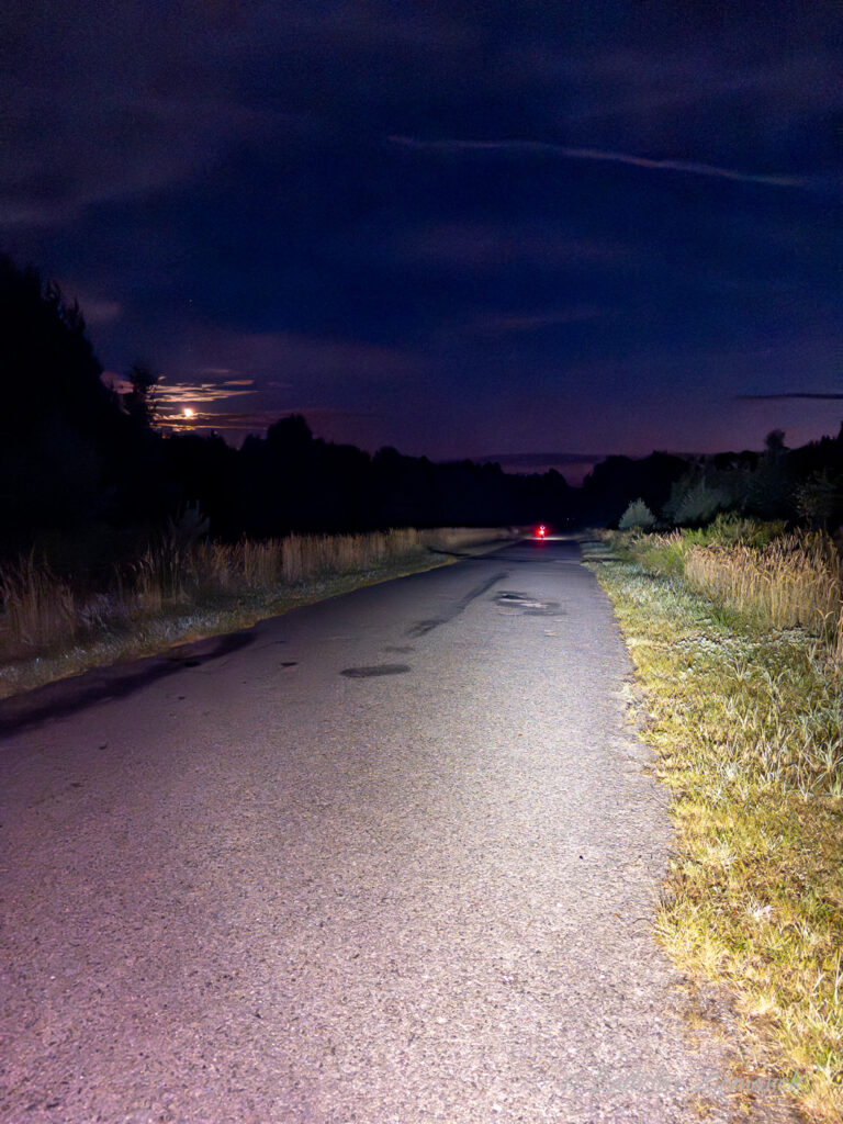 Večern&iacute; průjezd oborou Židlov