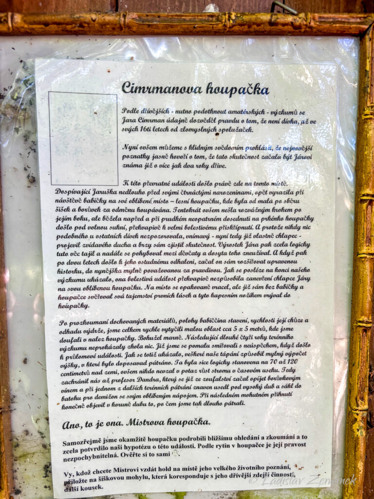 Kaproun - Cimrmanova houpačka