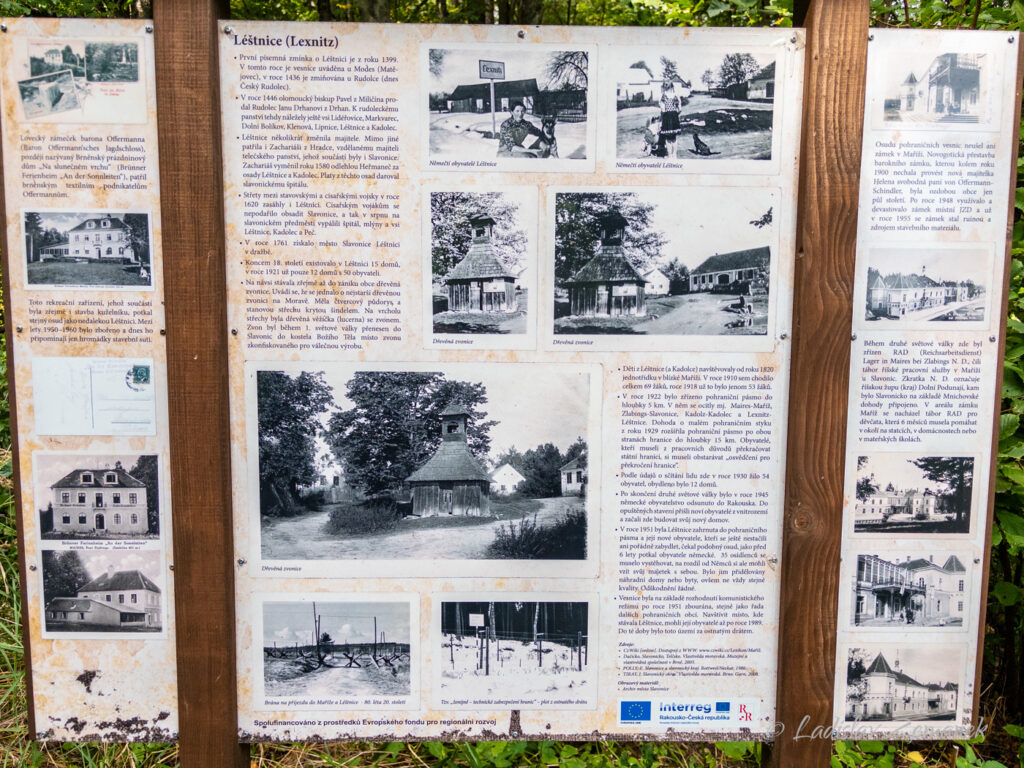 b&yacute;val&aacute; hraničn&iacute; obec Le&scaron;tnice