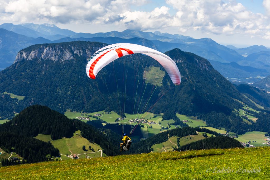 start paraglidu