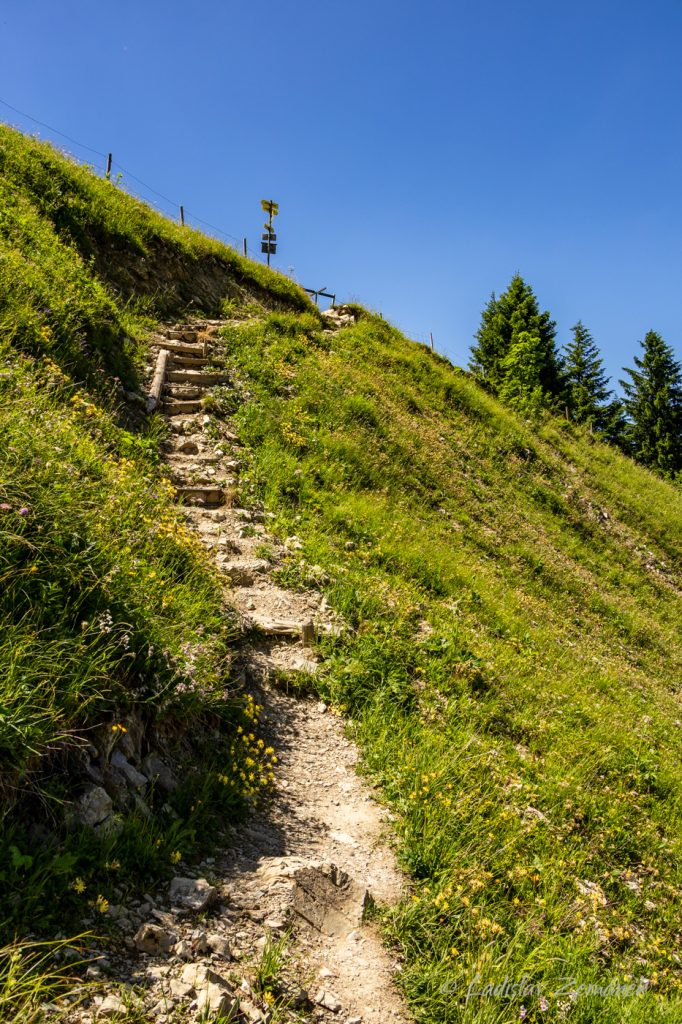sestup od Tegernseer H&uuml;tte
