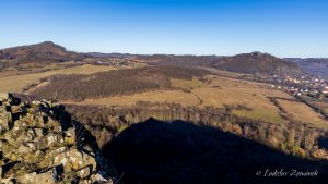 Trojhora - výhled na Pannu a Kalich