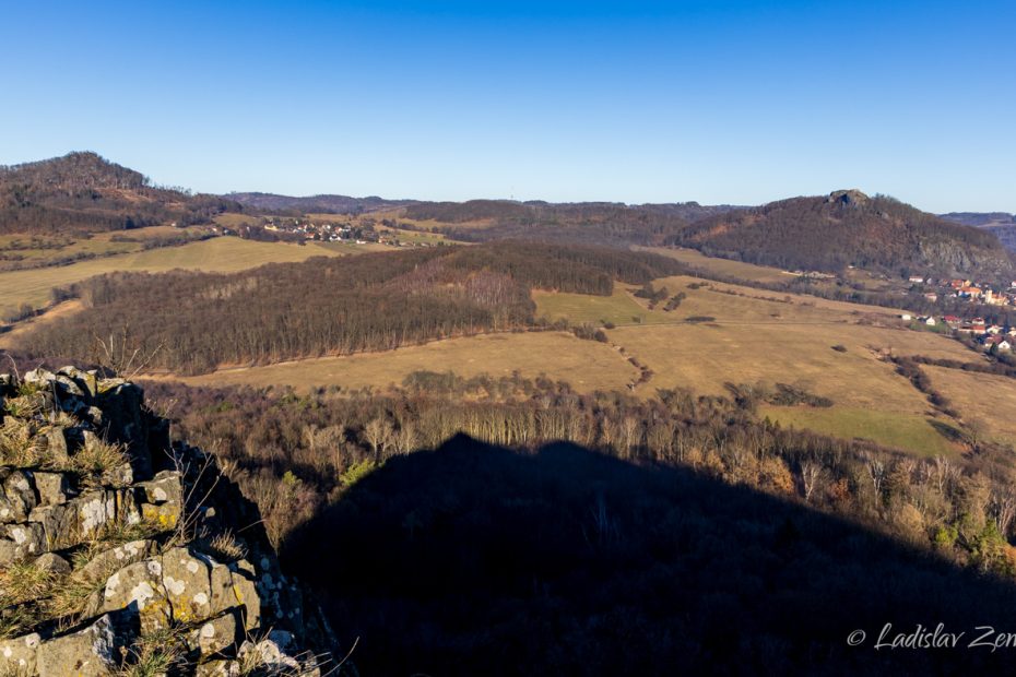Trojhora - výhled na Pannu a Kalich
