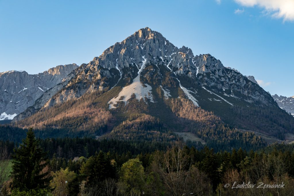Wilder Kaiser před z&aacute;padem slunce